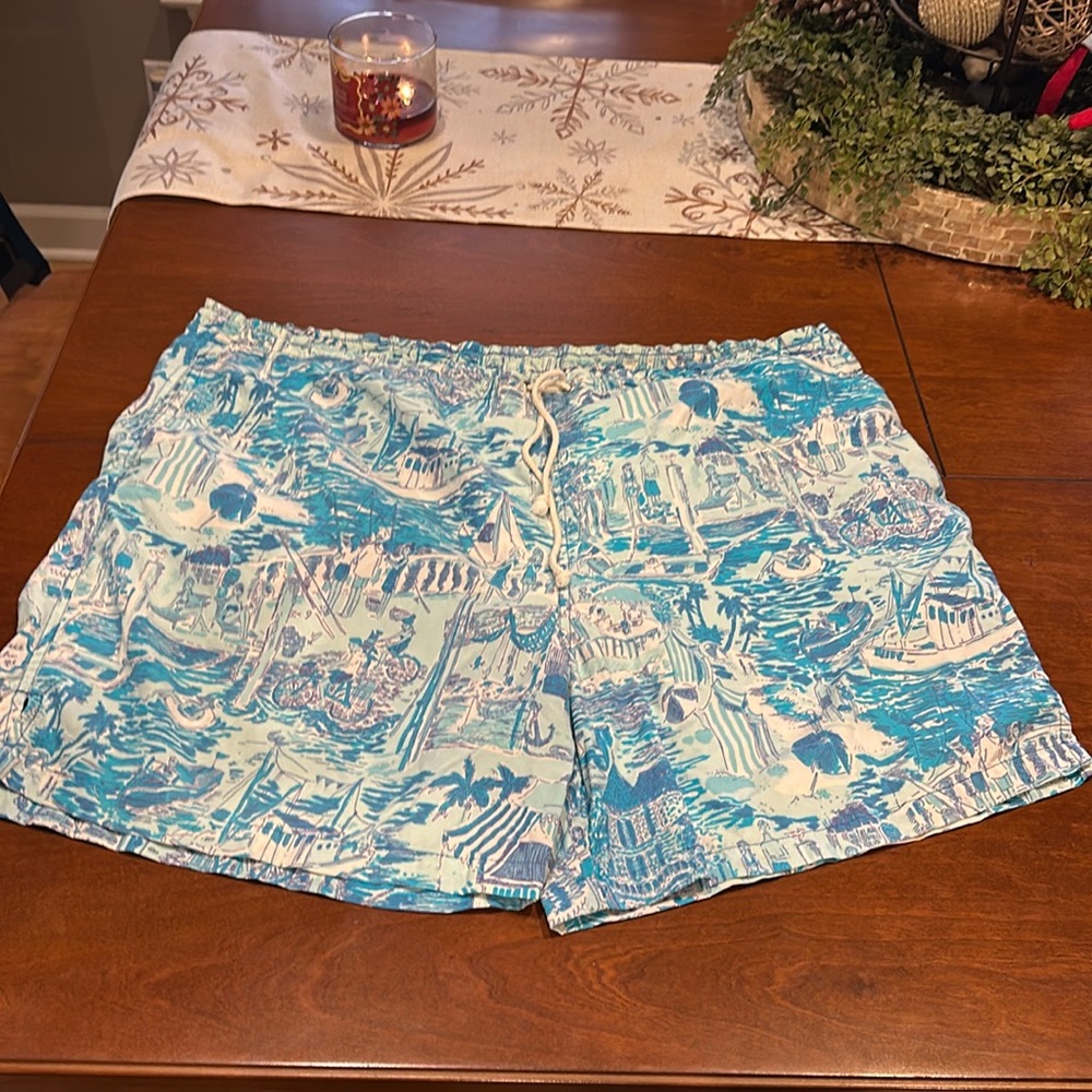 Lilly Pulitzer Capri Trunk Swim Trunks XL